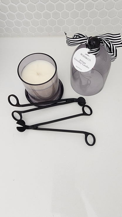 Black Cloche Candle