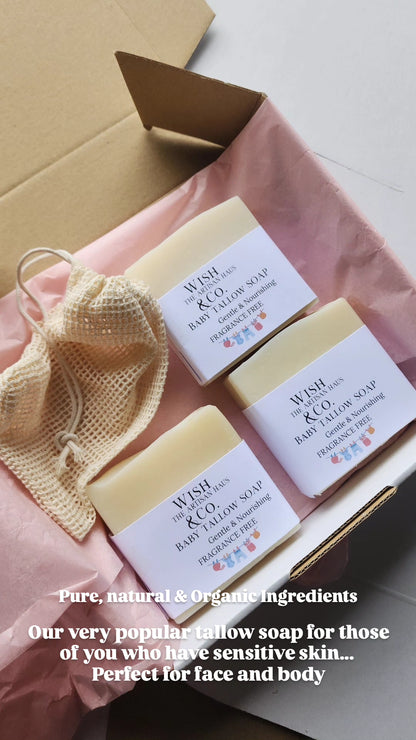 Baby Tallow Balm | Natural Diaper Rash Cream for Sensitive Skin
