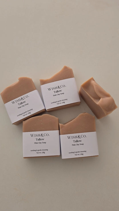 Pink Clay & Tallow Soap